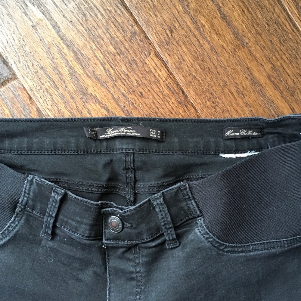 Zara Maternity Black Skinny Jeans - Picture 2 of 5